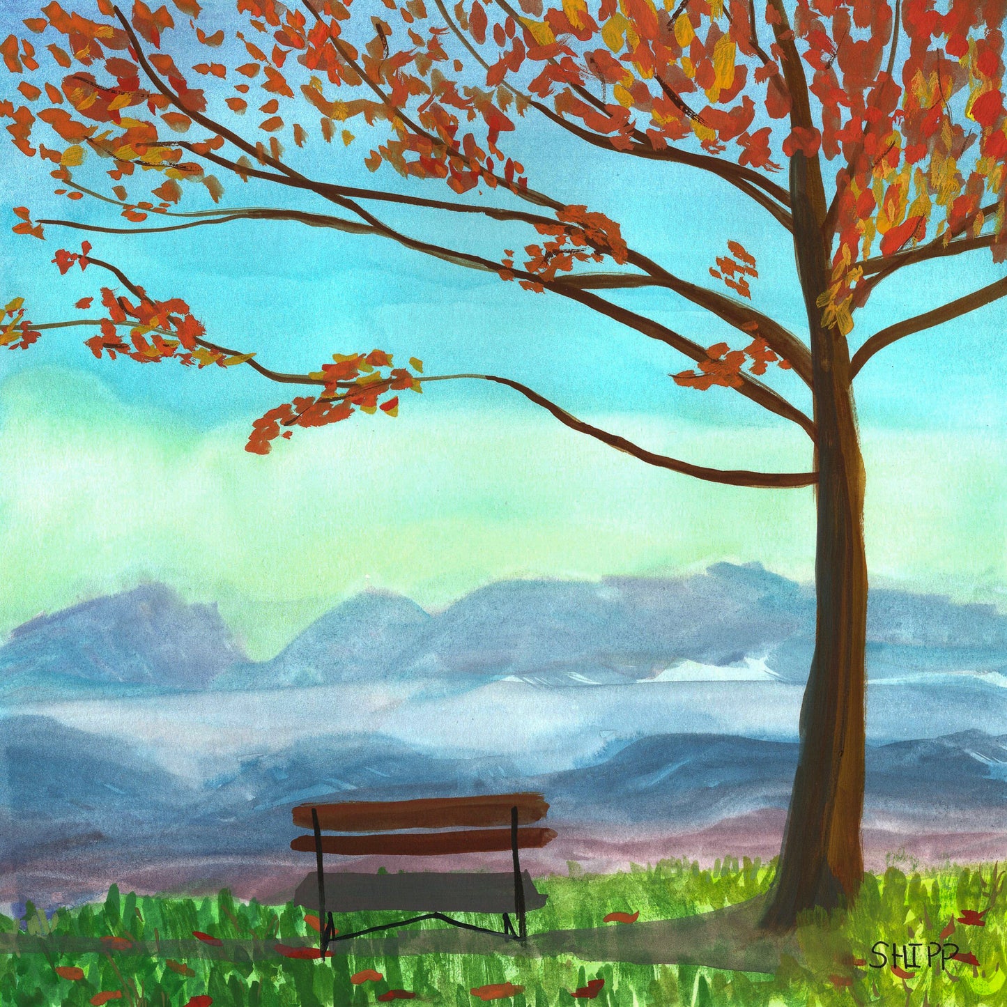 Fall is in the Air Wall Art Print