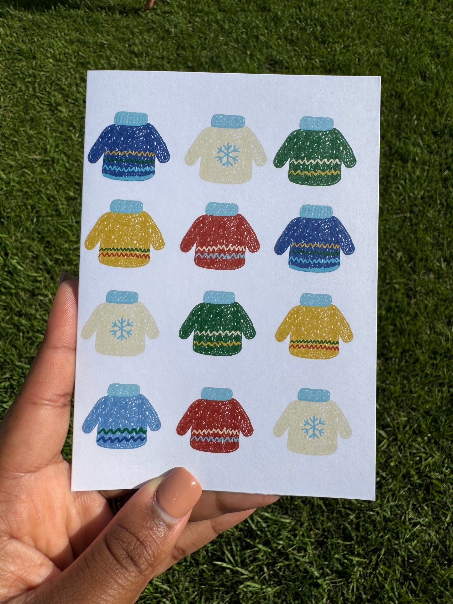 Sweater Holiday Card