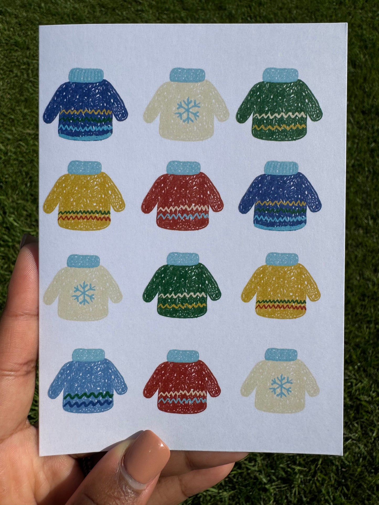 Sweater Holiday Card